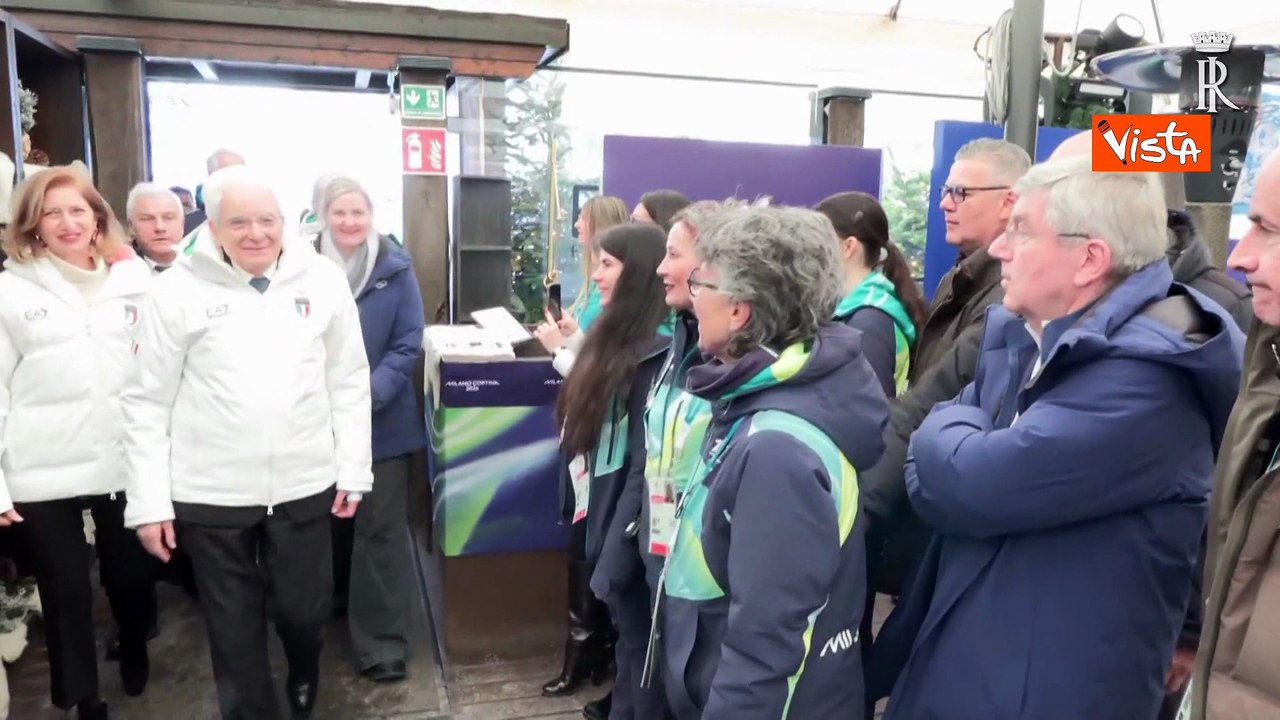 Milano Cortina, il Presidente Mattarella a Cortina per assistere alla supergigante femminile