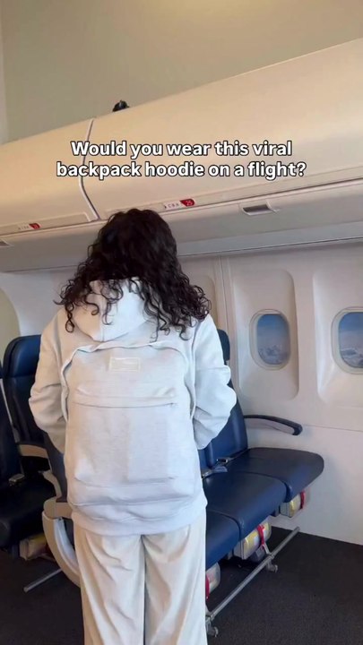 Would You Wear This Viral Backpack Hoodie?