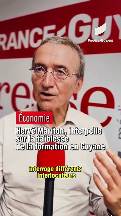 [GUYANE]  Hervé Mariton, interpelle sur la faiblesse de la formation en Guyane