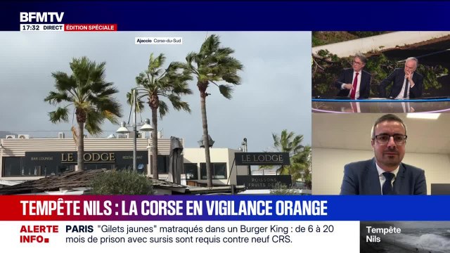Marschall Truchot : tempête Nils, des routes coupées dans les Landes - 12/02