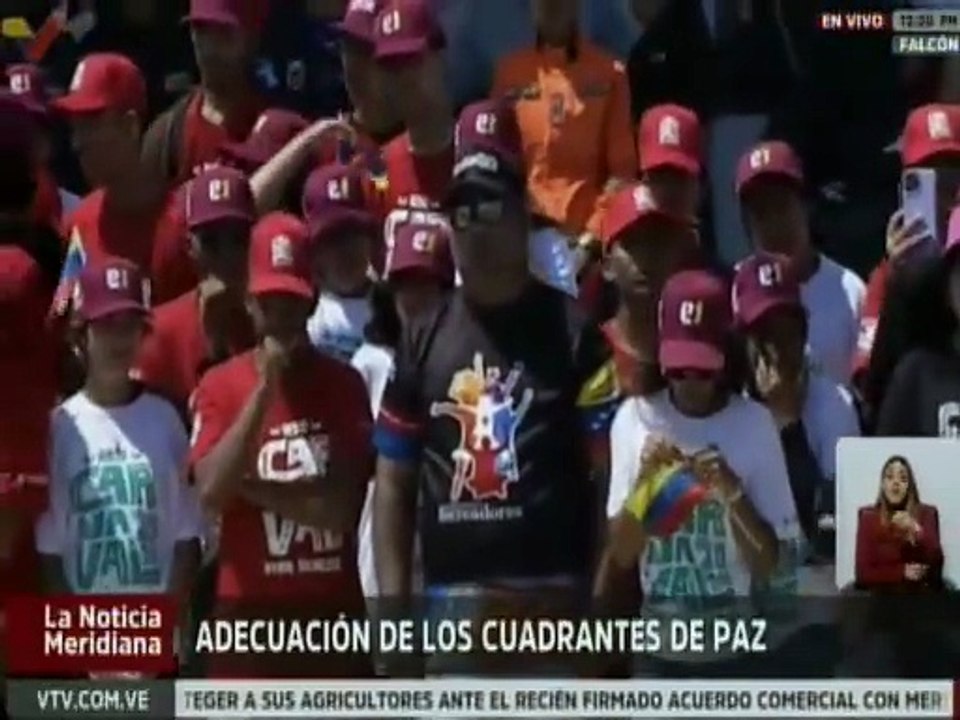 Vpdte. Sec. Cabello detalló los equipamientos entregados a los Cuadrantes de Paz en el edo. Falcón