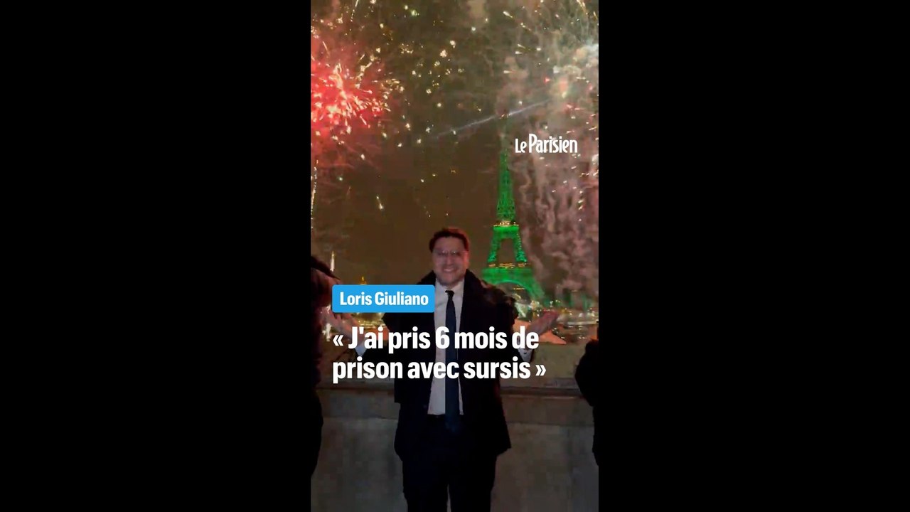 Feu d'artifice illégal à Paris : Loris Giuliano écope de 6 mois de prison avec sursis