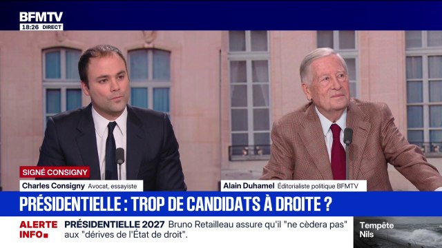 SIGNÉ CONSIGNY - Bruno Retailleau à la présidentielle de 2027: C'est une candidature assez radicale à droite estime Charles Consigny, avocat et essayiste