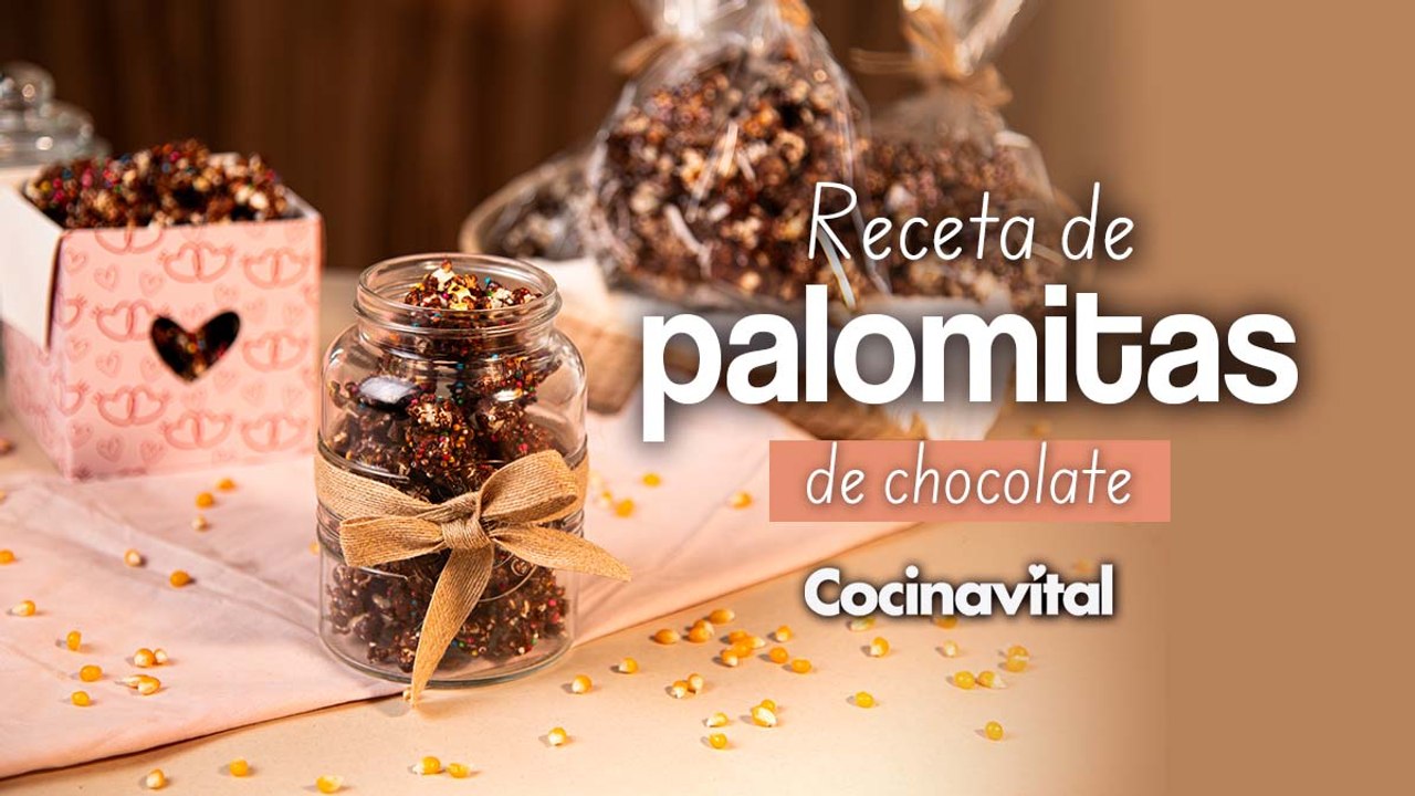 Receta de palomitas de chocolate ¡En 15 minutos!