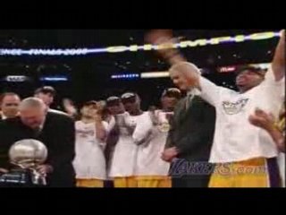Lakers WC Champions Award Ceremony
