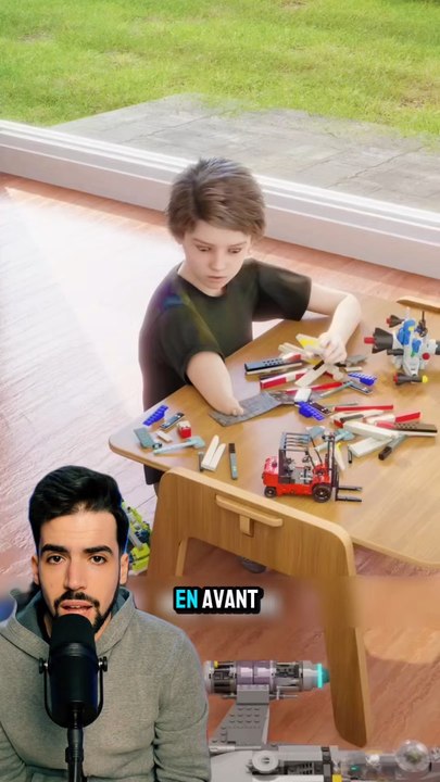 Il a construit des briques