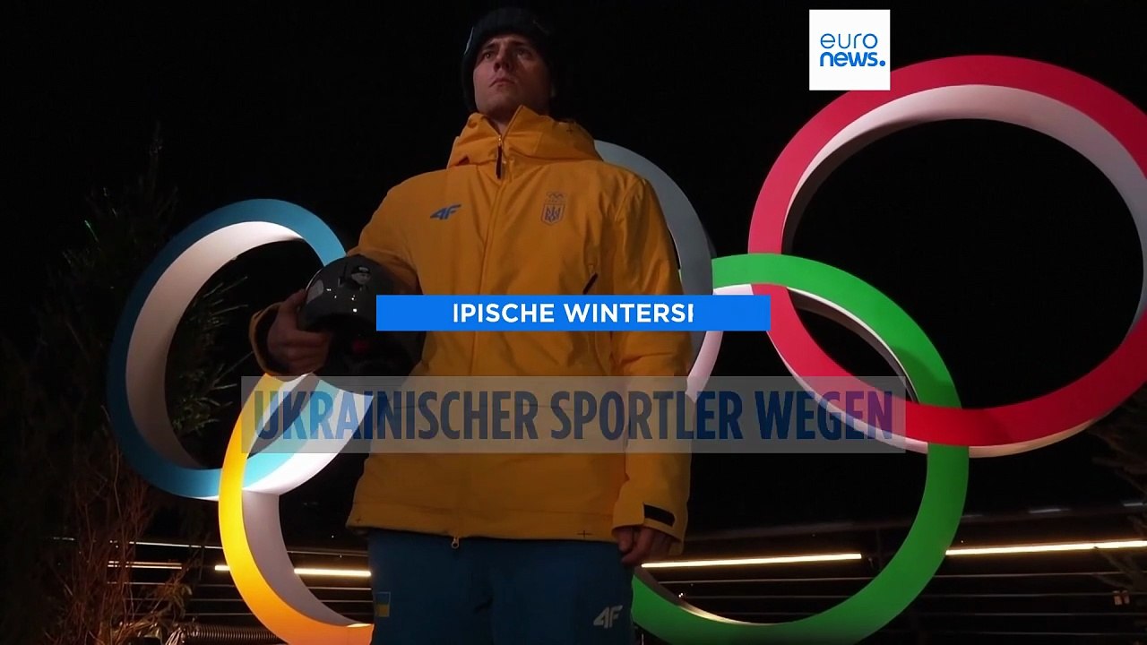 Schluss mit Olympia: Ukrainischer Sportler wegen seines Helms disqualifiziert