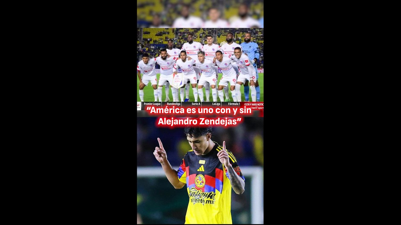 “América es uno con y sin Alejandro Zendejas en el campo”