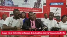Guinée : les handicapés demandent leur intégration à la fonction publique par dérogation