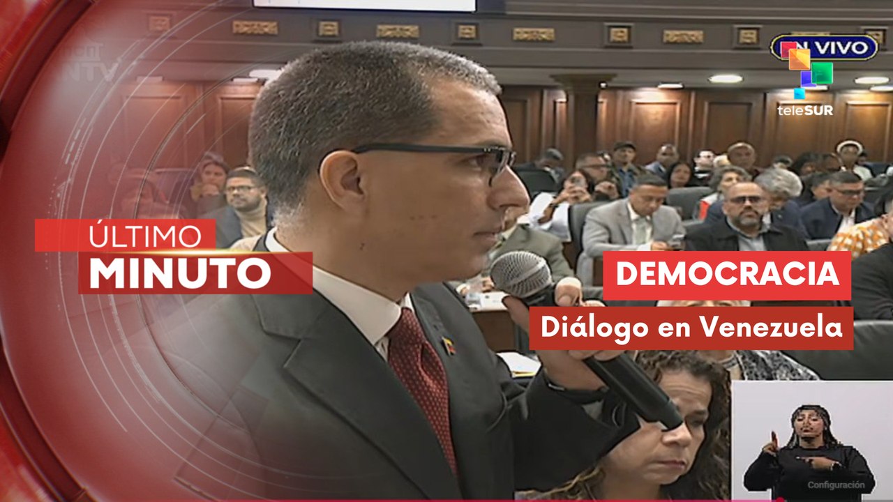 Arreaza resalta impulso a Ley de Amnistía para la convivencia democrática
