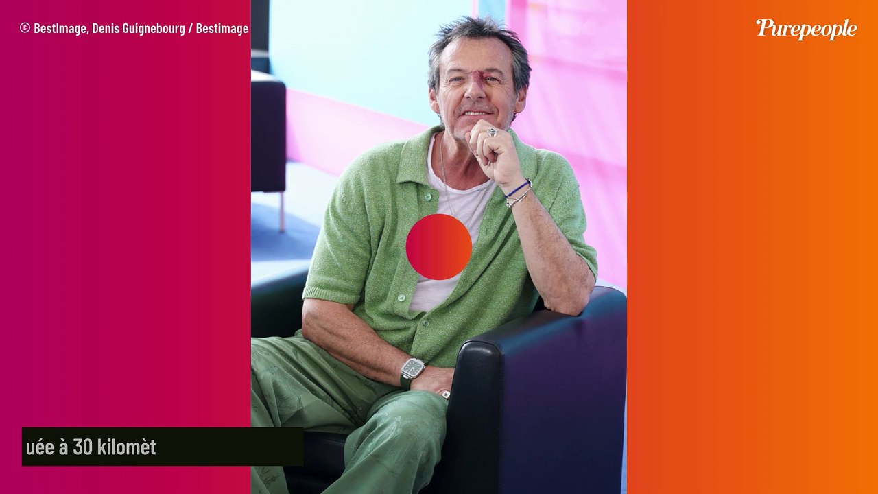 Jean-Luc Reichmann propriétaire d'une belle bâtisse du XIXe siècle située à 30 kilomètres de Paris, un "poumon" pour sa famille recomposée