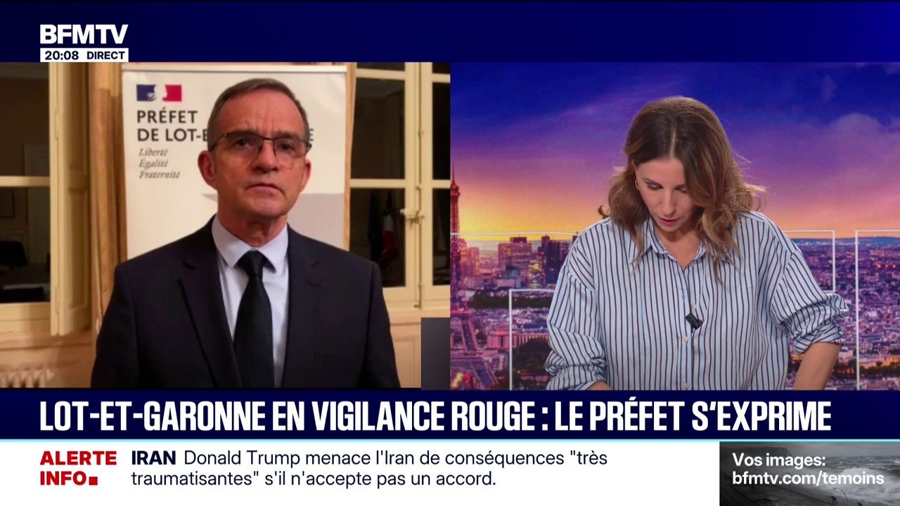 Tempête Nils dans le Lot-et-Garonne: "Il y a encore 60.000 foyers privés d'électricité", annonce Bruno André, préfet du Lot-et-Garonne