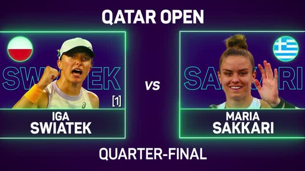 Top seed Swiatek stunned by Sakkari in Doha