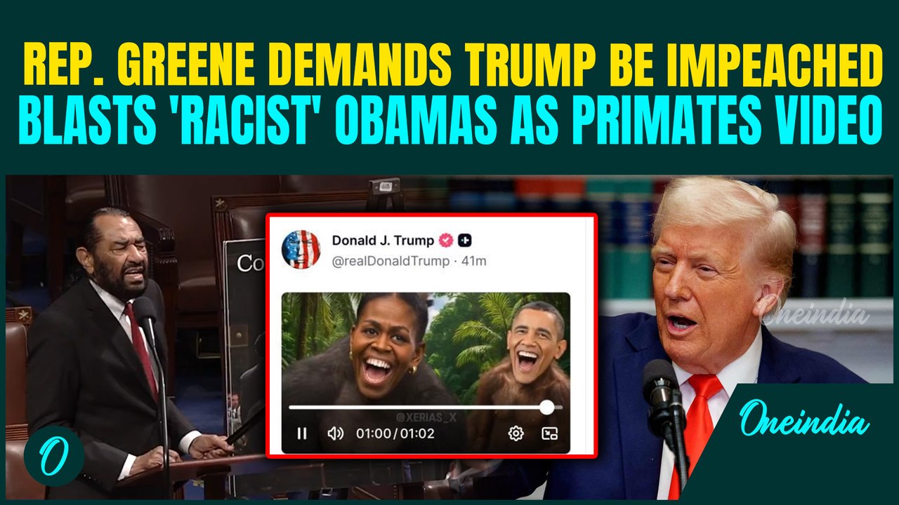 Trump to be IMPEACHED Over ‘RACIST’ Obama AI Video? Rep Greene CALLS OUT Trump’s ‘DIRTY’ Instincts