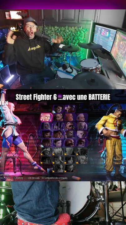 Street fighter 6, la batterie c’est la manette
