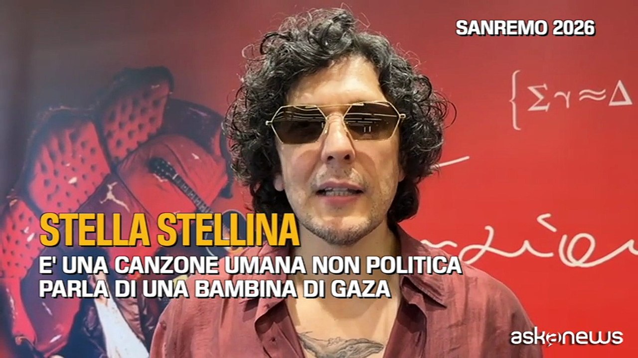 Sanremo, Ermal Meta: "Stella stellina è un brano umano non politico"