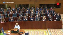 Ayuso, a Mar Espinar: "Compórtese como una parlamentaria y no como si estuviera en una taberna de puerto"