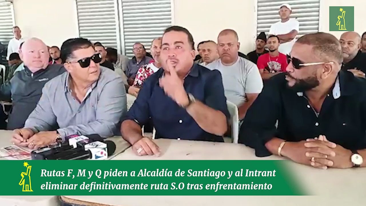 Rutas F, M y Q piden a Alcaldía de Santiago y al Intrant eliminar definitivamente ruta S.O tras enfrentamiento