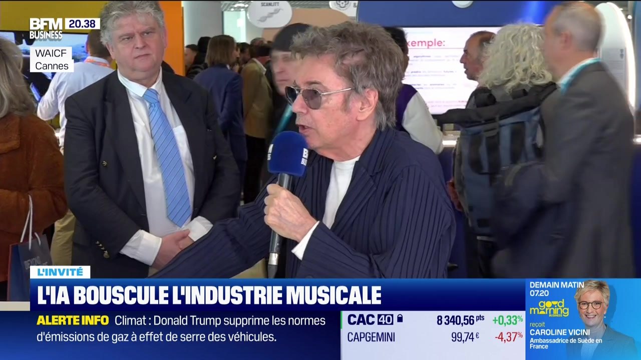 Jean-Michel Jarre (artiste et compositeur) : L'IA bouscule l'industrie musicale - 12/02