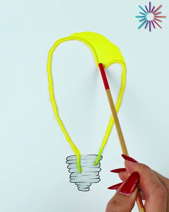 Shine bright with this unique DIY light bulb 💡