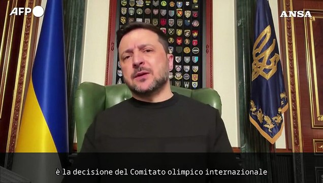 Zelensky sulla squalifica a Heraskevych: Il Cio semina caos per paura della verita'