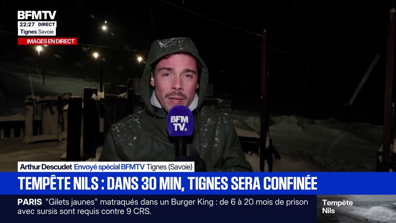 À partir de 23 heures, les habitants de la station de Tignes seront confinés jusqu'à demain matin 6 heures