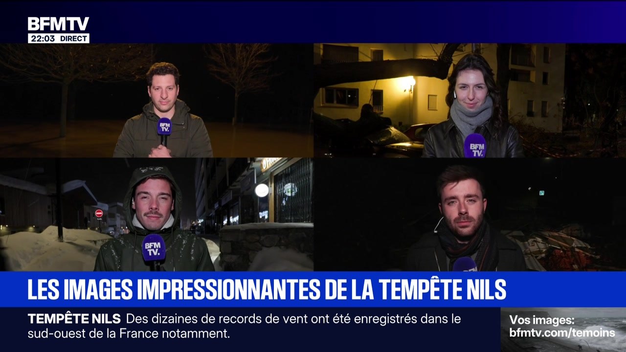 Les images impressionnantes de la tempête Nils - 12/02