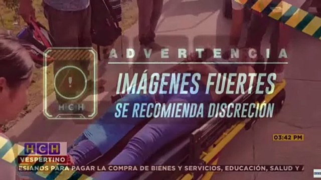 PAREJA QUE SE CONDUCÍA EN MOTO RESULTA HERIDA TRAS IMPACTAR CON UN CAMIÓN EN COMAYAGUA