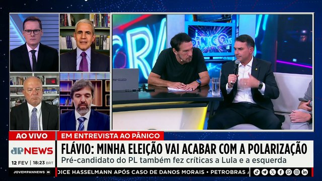 Flávio Bolsonaro diz que vitória pode acabar com polarização política no Brasil