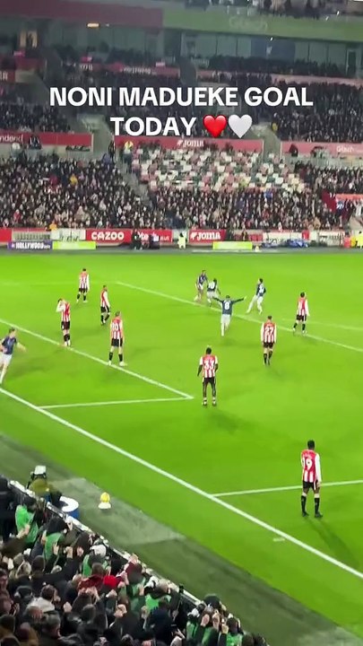 Noni Madueke Goal Vs Brentford today