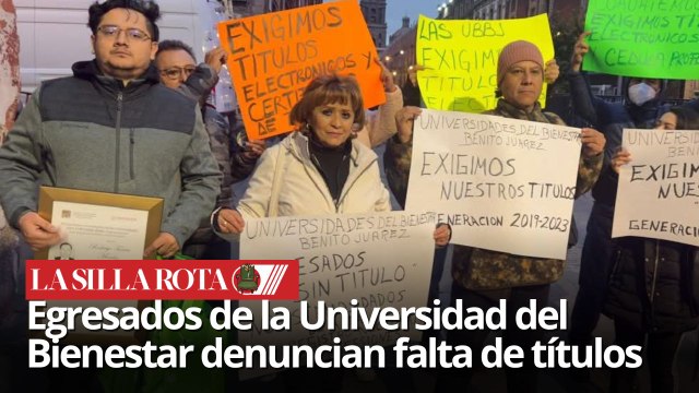 Universidad del Bienestar Benito Juárez: estudiantes protestan por retraso en títulos profesionales