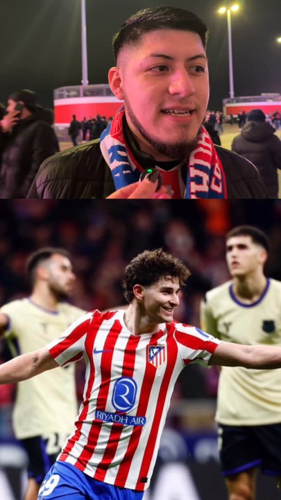 Euforia total en el Metropolitano tras golear al Barça