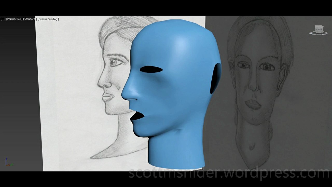Treliving: 3DS MAX Practice Polygon Modeling Head Model Video #17 (02-12-2026)