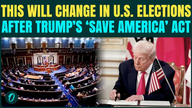 American Elections Changing? Trump HAILS Passing of SAVE Act From Congress: ‘Will Save America’