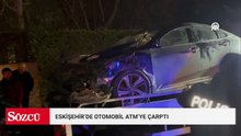 Eskişehir’de ATM'ye çarpan otomobildeki 2 kişi yaralandı