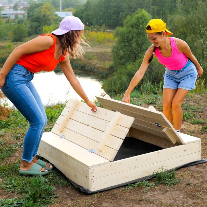 DIY outdoor hangout spot: fast, fun, and stylish! 🔨🌟