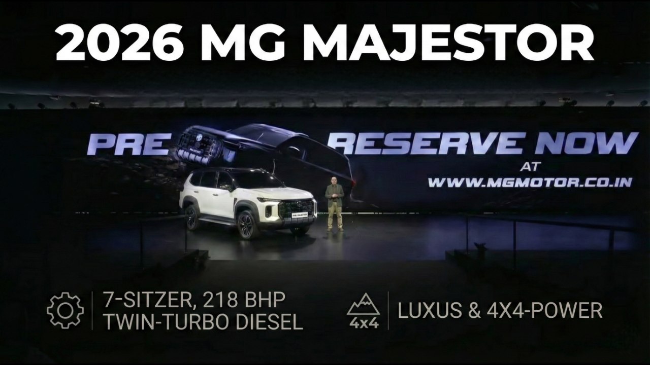 2026 MG Majestor Weltpremiere: Luxus & 4x4-Power