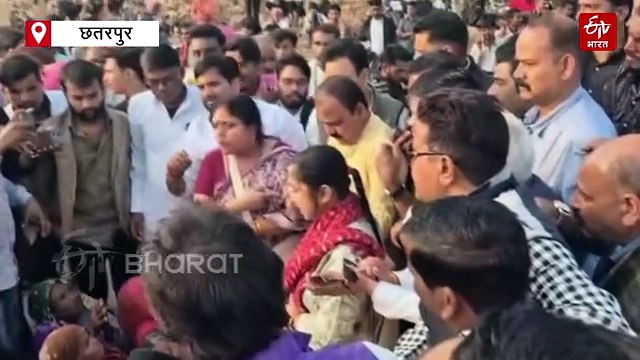 केन बेतवा प्रदर्शनकरियों को कांग्रेस सपा का साथ, कलेक्टर ने जांच टीम गठित की, फिर होगा सर्वे