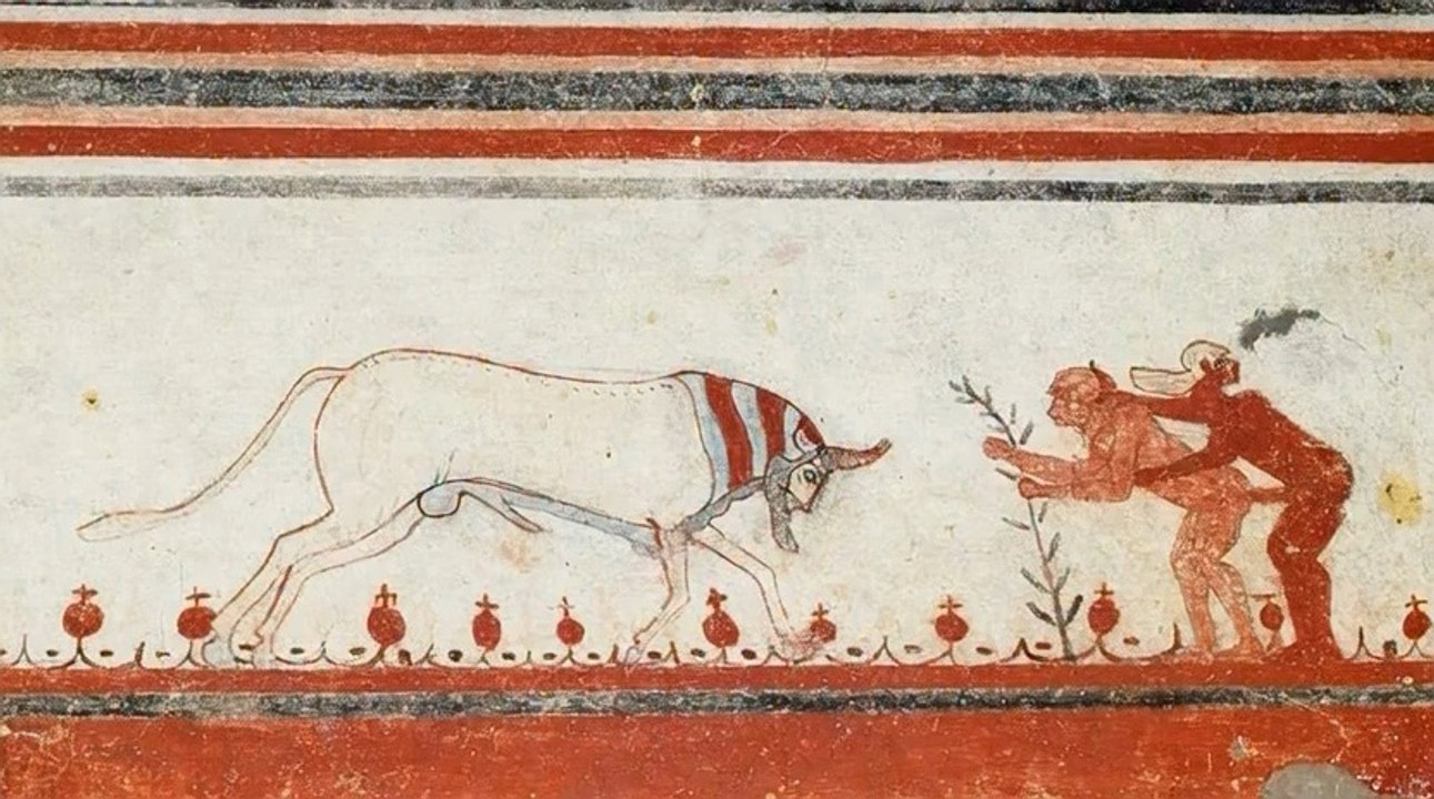 1,001 Paintings You Must See Before You Die 5: Etruscan Erotic Scene (550 bc) by Unknown