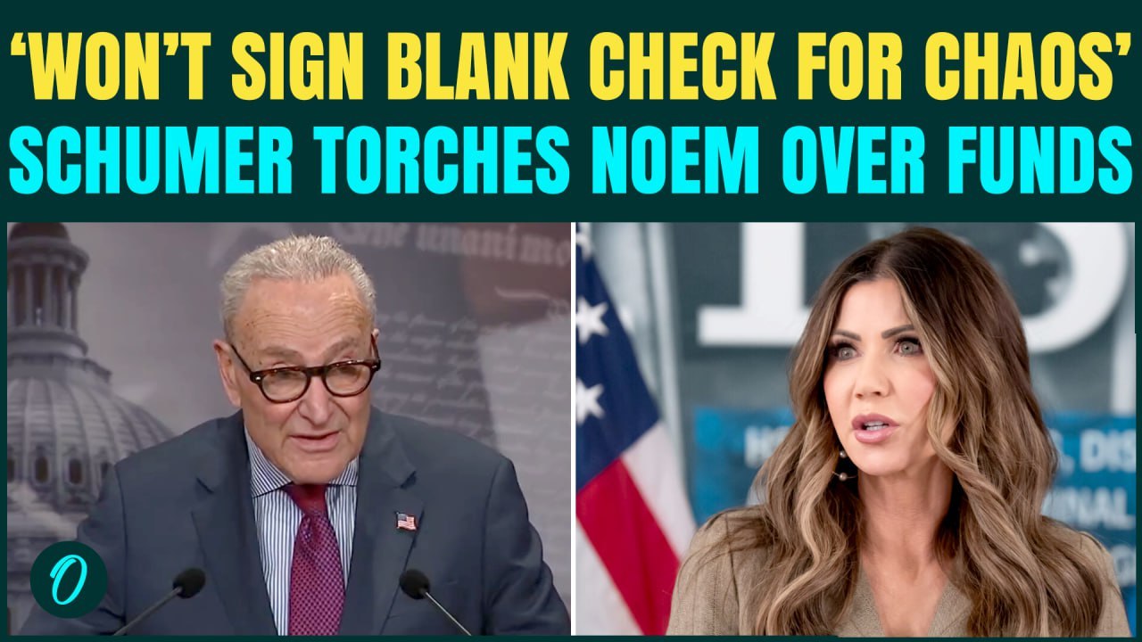 Chuck Schumer DOUBLES DOWN on Blocking DHS Funds; BLASTS Kristi Noem Over ICE Killings | U.S. News