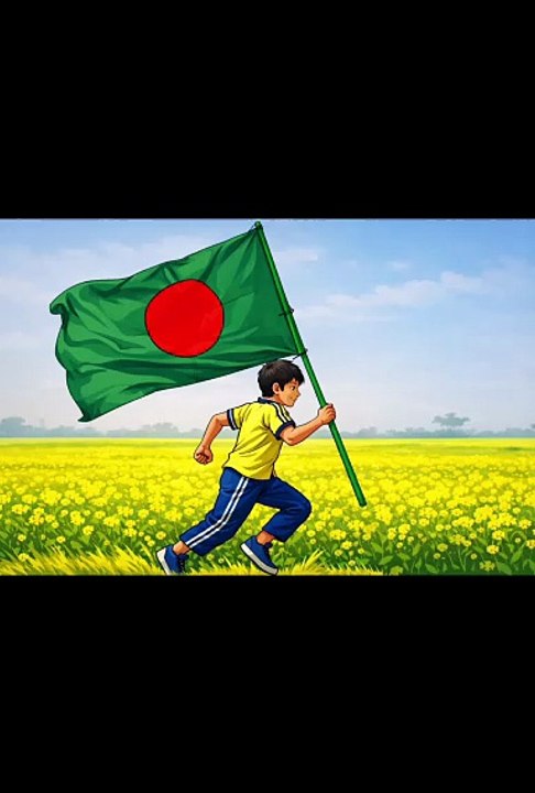 🇧🇩 লাল-সবুজের দৌড় — স্বপ্নে গড়া আগামীর বাংলাদেশ