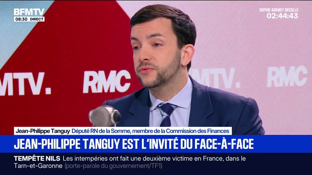 Candidature de Bruno Retailleau à la présidentielle: "Il reprend les propositions de Marine Le Pen", dit Jean-Philippe Tanguy (RN)