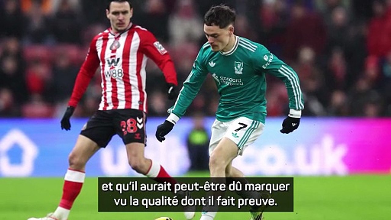 Slot salue la performance de Wirtz contre Sunderland