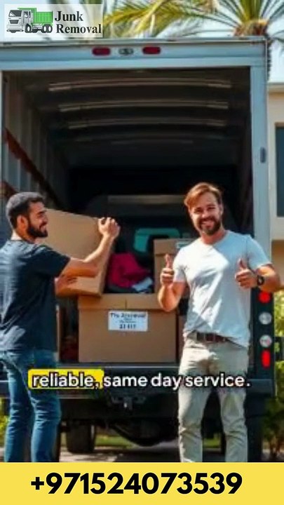 Affordable Junk Removal Services in Dubai | +971524073539
