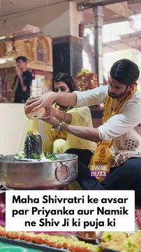 Naagin 7 duo Priyanka Chahar Choudhary and Namik Paul perform Maha Shivratri puja