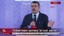 Bakan Tekin: 11 ilde yaklaşık 25 bin derslik eğitim-öğretime kazandırılmış olacak
