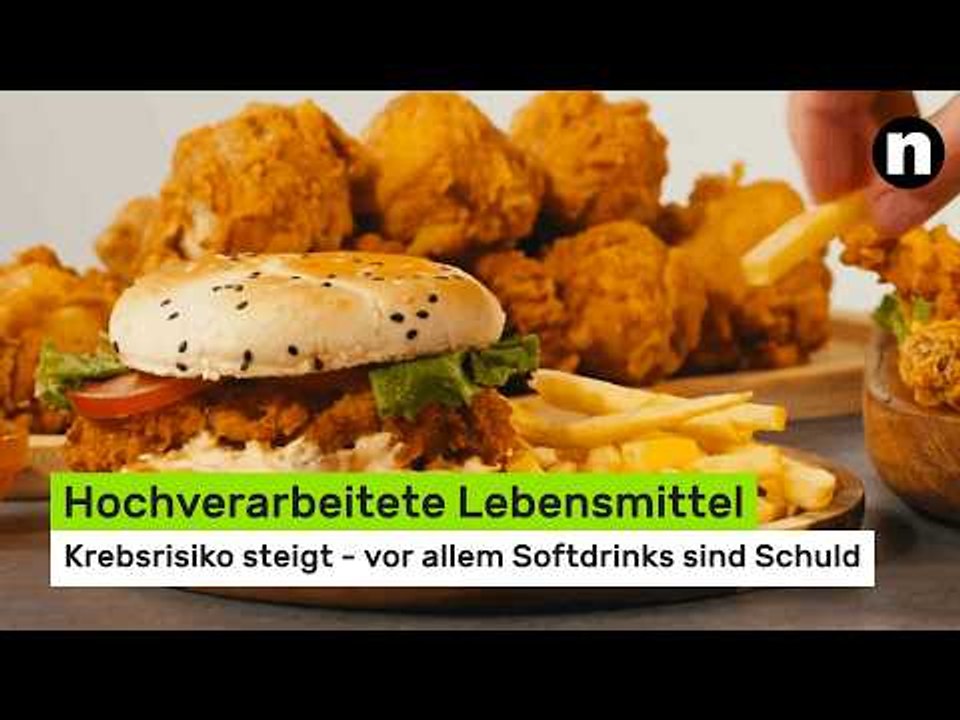 Hochverarbeitete Lebensmittel: Krebsrisiko steigt - vor allem Softdrinks sind Schuld