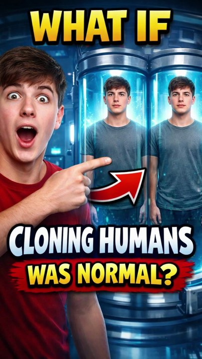 Your clone would be a stranger with your face #cloning #psychology