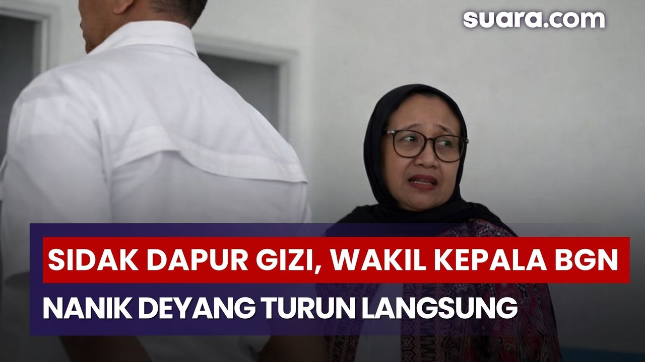 Sidak Dapur Gizi, Wakil Kepala BGN Nanik Deyang Turun Langsung