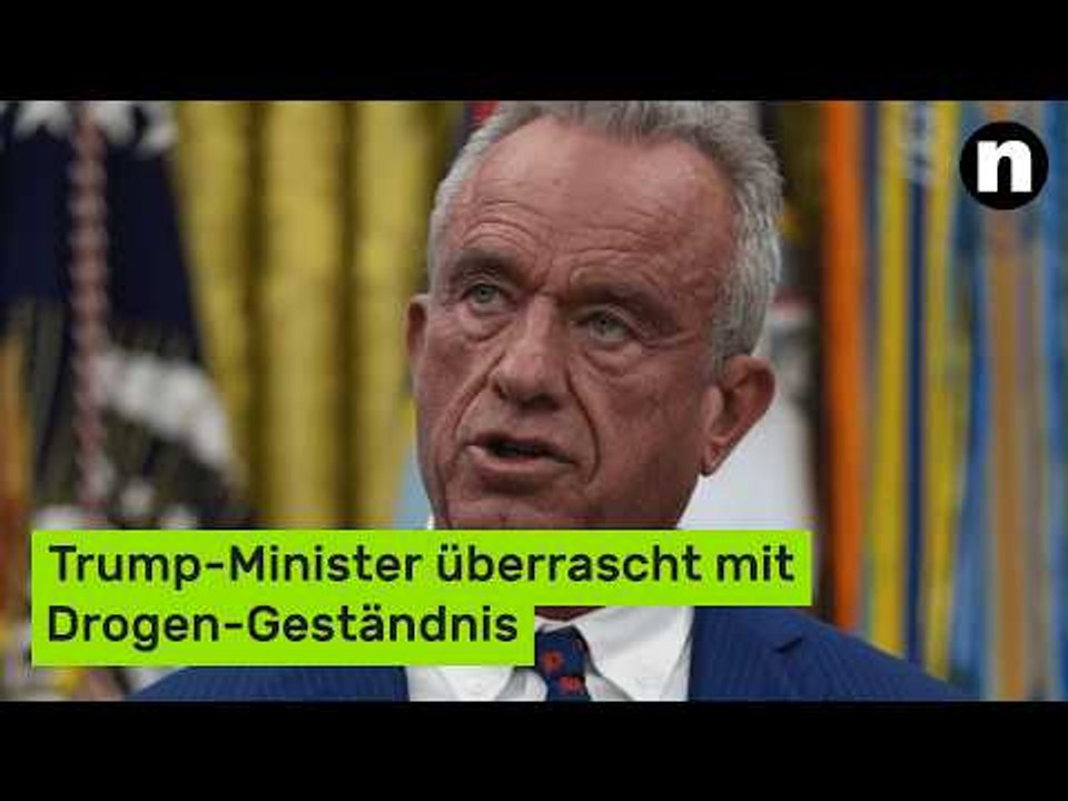 Robert F. Kennedy Jr.: Trump-Minister überrascht mit Drogen-Geständnis